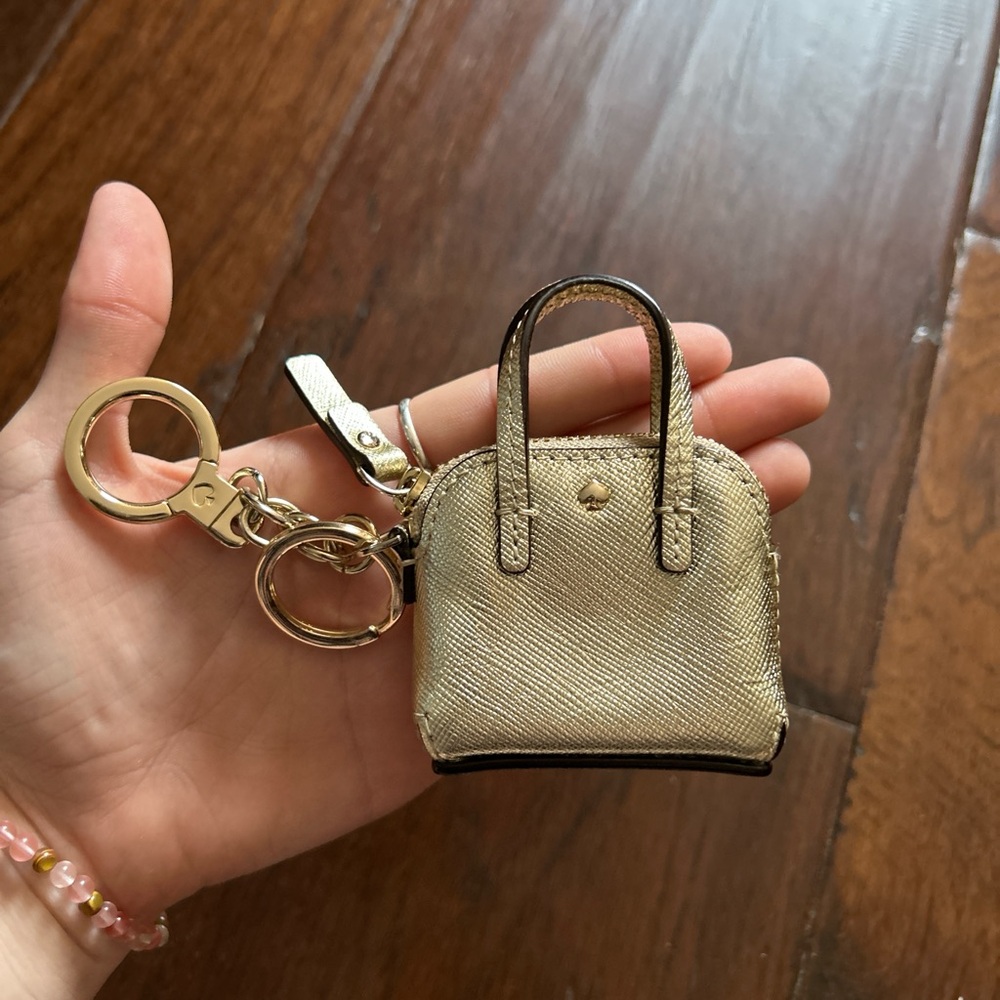 Mini Kate Spade purse keychain